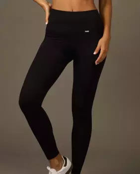 Женские спортивные леггинсы из переработанного материала Believe Athletics, черный