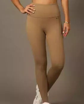 Женские спортивные леггинсы с лазерной резкой Believe Athletics, цвет Camel