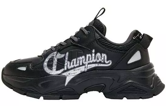Женские спортивные массивные кроссовки Champion в стиле ретро, Black