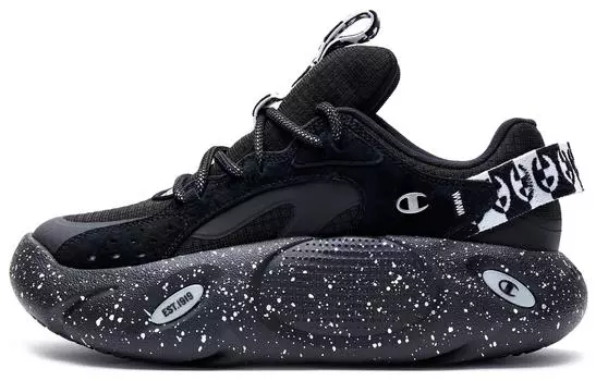Женские спортивные массивные кроссовки Champion в стиле ретро, Black