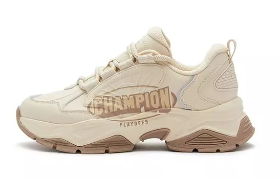 Женские спортивные массивные кроссовки Champion в стиле ретро, Light Khaki