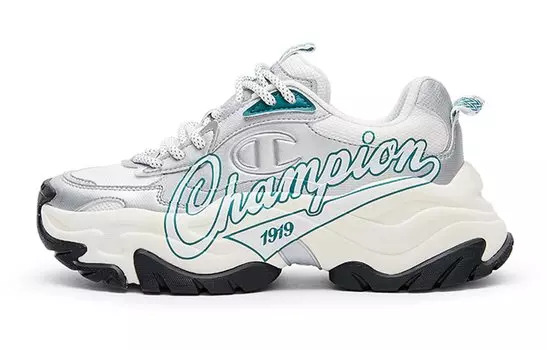 Женские спортивные массивные кроссовки Champion в стиле ретро, Silver