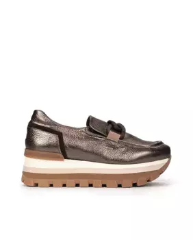 Женские спортивные мокасины с отделкой Weekend by Pedro Miralles, золото