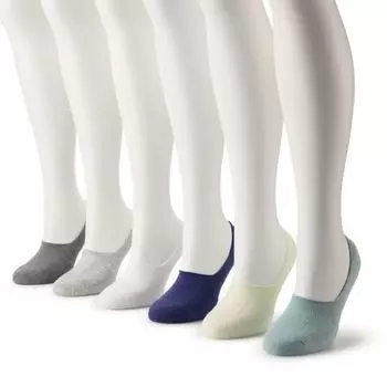 Женские спортивные носки-вкладыши, 6 пар Flx, цвет blondie yellow multi