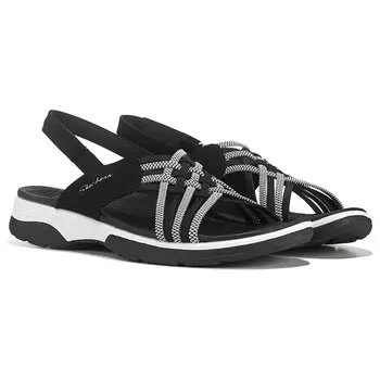 Женские спортивные сандалии Arch Fit в стиле регги Skechers, черный