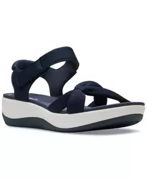 Женские спортивные сандалии Cloudsteppers Arla Shore с ремешками Clarks, синий
