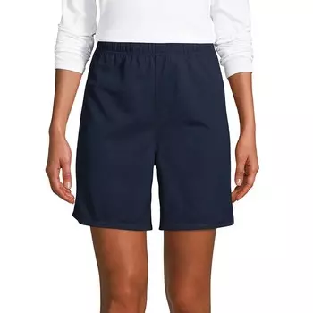 Женские спортивные шорты из сетки Lands End Lands' End, цвет Classic Navy