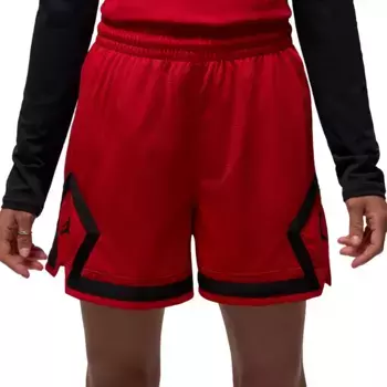 Женские спортивные шорты Jordan 4 дюйма с бриллиантами, цвет Gym Red