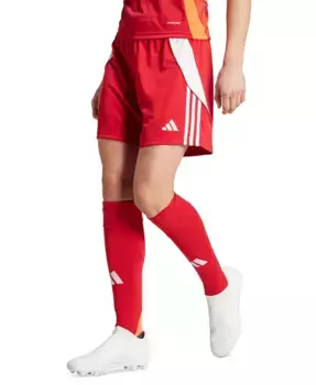 Женские спортивные шорты Tiro 24 Performance на шнурке adidas, красный