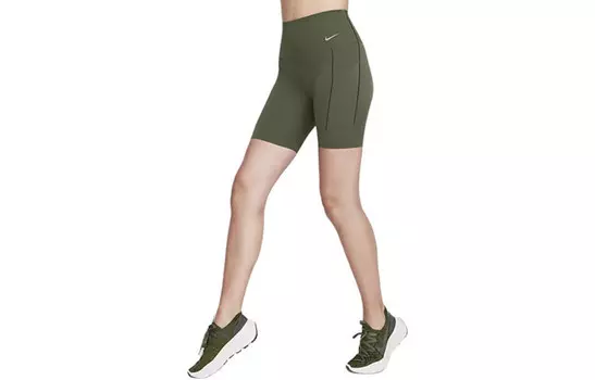 Женские спортивные шорты Universa цвета хаки Nike