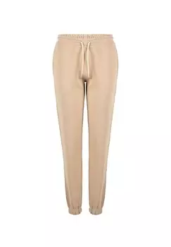 Женские спортивные штаны Австралия с кулиской и принтом сбоку ROADSIGN australia, бежевый