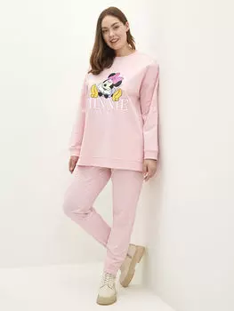 Женские спортивные штаны большого размера с эластичной резинкой на талии и карманом LC WaikikiI