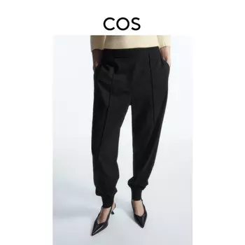 Женские спортивные штаны Cos с эластичной резинкой на талии, черный