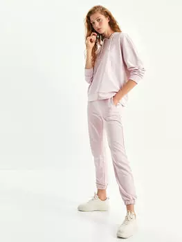 Женские спортивные штаны-джоггеры с эластичной резинкой на талии и вышитым карманом Xside