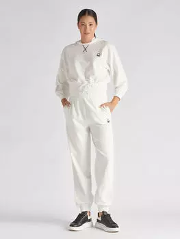 Женские спортивные штаны-джоггеры с эластичной резинкой на талии и карманом с принтом Benetton