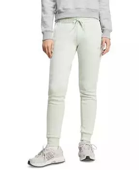 Женские спортивные штаны из хлопкового флиса с 3 полосками adidas, зеленый