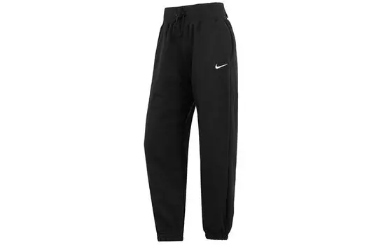 Женские спортивные штаны Nike с логотипом, черный