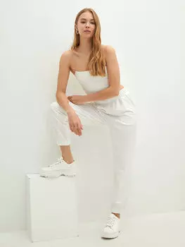 Женские спортивные штаны с эластичной резинкой на талии и карманами LCW Casual