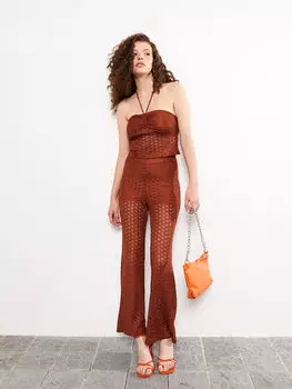 Женские спортивные штаны с эластичной резинкой на талии LCW Casual