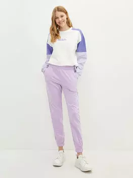 Женские спортивные штаны с плоским карманом и эластичной резинкой на талии LCW Casual