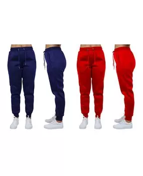 Женские спортивные штаны свободного кроя из флиса для бега, упаковка из 2 шт. Galaxy By Harvic, мульти