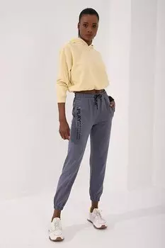 Женские спортивные штаны удобной формы с эластичной резинкой и высокой талией Petrol TOMMYLIFE