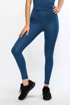 Женские спортивные тайтсы Soft Touch с завышенной талией Petrol Chandraswear