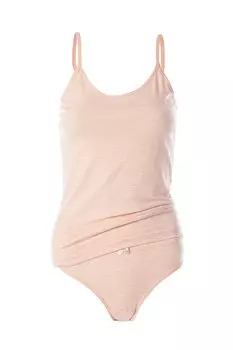 Женские спортивные трусики на завязках, двойной комплект, розовый меланж 8221P TOLIN