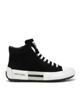 Женские спортивные туфли длиной до щиколотки из кожи и замши Candice Cooper, черный