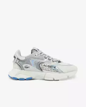 Женские спортивные туфли NEO серого цвета Lacoste, светло-серый