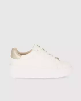 Женские спортивные туфли с круглым носком и шнуровкой Chika10, белый