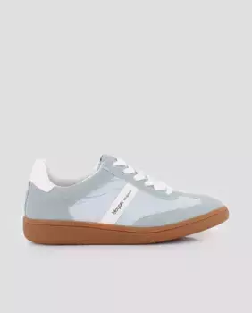 Женские спортивные туфли в стиле ретро со шнуровкой Blogger, синий