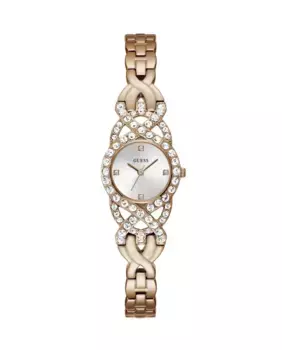 Женские стальные часы Adorn GW0682L3 с ремешком из розового золота Guess