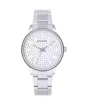 Женские стальные часы Eclipse 38 мм RA578201 с серебристо-серым ремешком Radiant, серебрянный