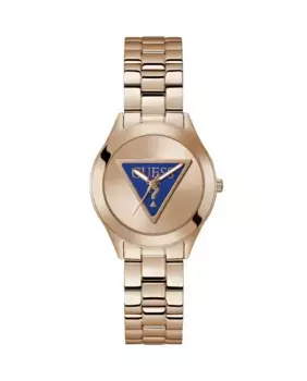 Женские стальные часы Tri Plaque GW0675L3 с ремешком из розового золота Guess