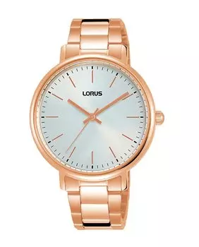 Женские стальные женские часы RG266RX9 с ремешком из розового золота Lorus, золотой