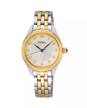 Женские стальные женские часы SUR380P1 с серебряным ремешком Seiko, серебряный