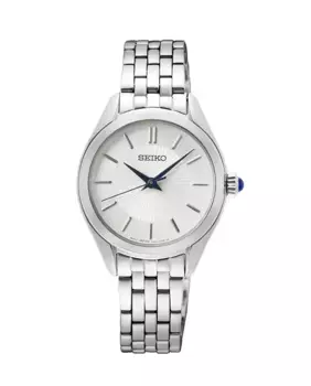 Женские стальные женские часы SUR537P1 с серебряным ремешком Seiko, серебряный