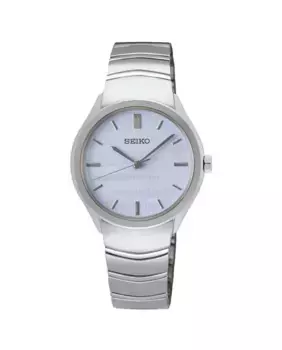 Женские стальные женские часы SUR549P1 с серебряным ремешком Seiko, серебряный