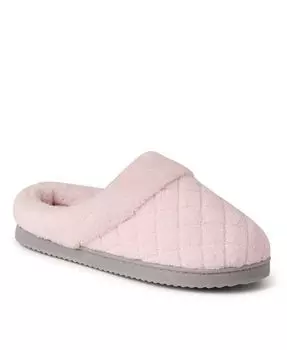 Женские стеганые махровые тапочки Libby с клогами Dearfoams, розовый