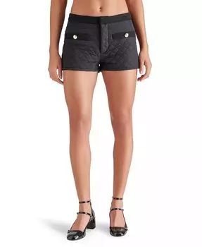 Женские стеганые шорты Cordelia Steve Madden, черный