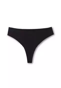 Женские стринги из натуральной кожи CALIDA, цвет Black Xxs