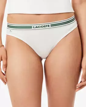 Женские стринги Lacoste, белый