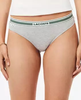 Женские стринги Lacoste, серый