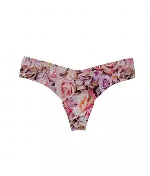 Женские стринги с принтом и низкой талией в весеннем цветении Commando, цвет spring blossom