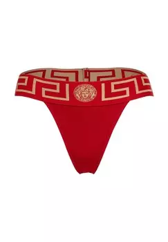 Женские стринги - ТОПЕКА, нижнее белье, стринги, натуральный хлопок, би-стрейч VERSACE, красный