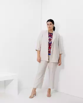 Женские струящиеся брюки Couchel, бежевый