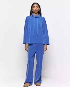 Женские струящиеся брюки на однотонной резинке Parfois, синий