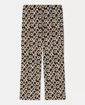 Женские струящиеся трикотажные брюки Couchel, черный