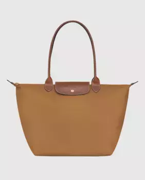 Женские сумки через плечо Le Pliage Original в размере L Longchamp, коричневый